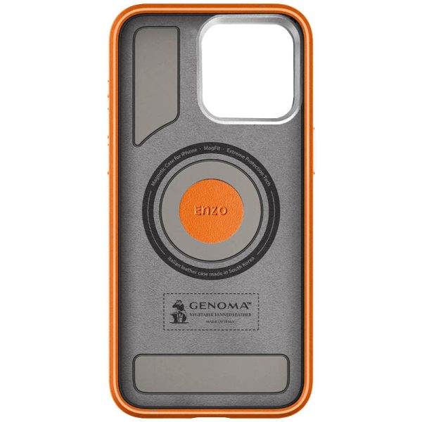 Чохол для iPhone 15 Pro Max Коричневий PC+Leather SGP with MagSafe - Зображення 2
