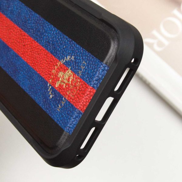 Шкіряний чохол для Apple iPhone 16 Pro Чорний Polo Santa Barbara Barton - Зображення 6