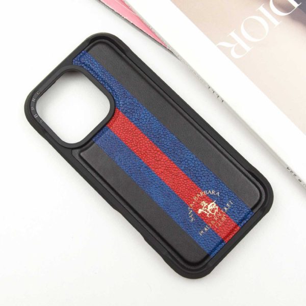 Шкіряний чохол для Apple iPhone 16 Pro Max Чорний Polo Santa Barbara Barton - Зображення 5