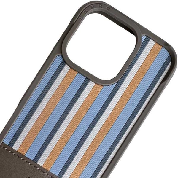 Шкіряний чохол для Apple iPhone 16 Pro Max Сірий Polo Santa Barbara Isaac - Зображення 3