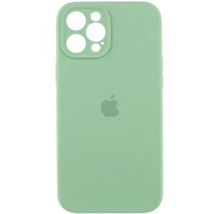 Чохол для iPhone 12 Pro Max Зелений Silicone Case Full Camera Protective
