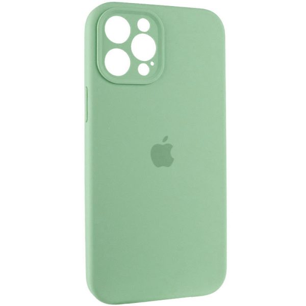 Чохол для iPhone 12 Pro Max Зелений Silicone Case Full Camera Protective - Зображення 2
