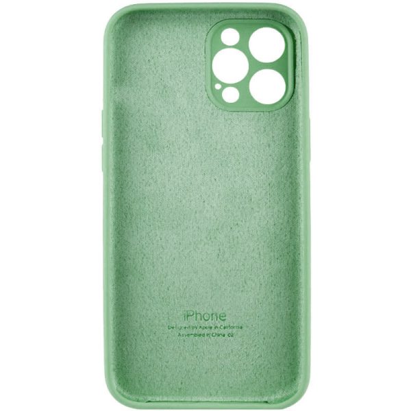 Чохол для iPhone 12 Pro Max Зелений Silicone Case Full Camera Protective - Зображення 4