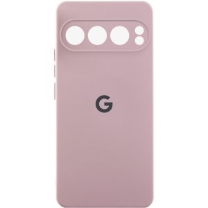Чохол для Google Pixel 9 Pro Рожевий Silicone Cover Lakshmi Full Camera with Logo
