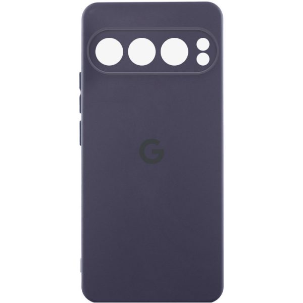 Чохол для Google Pixel 9 Pro Сірий Silicone Cover Lakshmi Full Camera with Logo