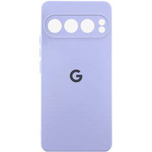 Чохол для Google Pixel 9 Pro Фіолетовий Silicone Cover Lakshmi Full Camera with Logo