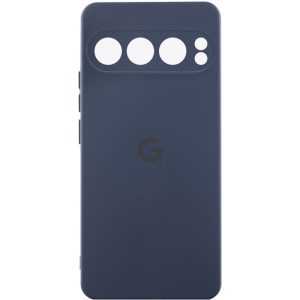 Чохол для Google Pixel 9 Pro Синій Silicone Cover Lakshmi Full Camera with Logo