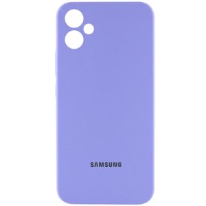 Чохол для Samsung Galaxy A06 Фіолетовий Silicone Cover Lakshmi Full Camera with Logo