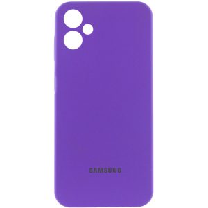 Чохол для Samsung Galaxy A06 Фіолетовий Silicone Cover Lakshmi Full Camera with Logo