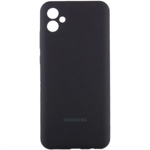 Чохол для Samsung Galaxy A06 Чорний Silicone Cover Lakshmi Full Camera with Logo