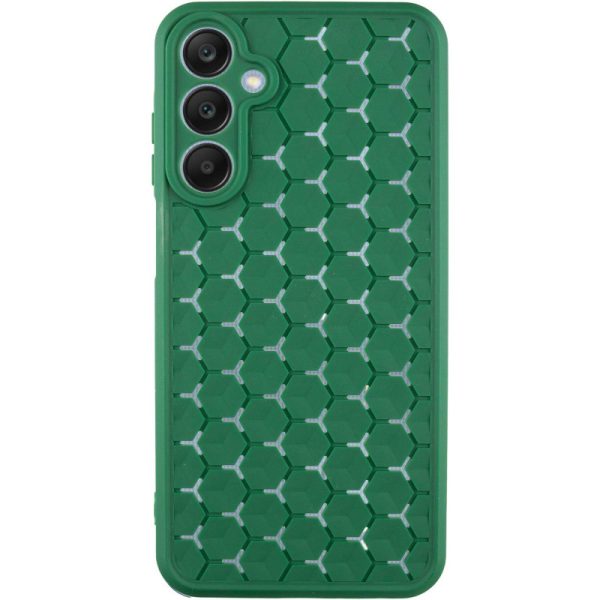 Чохол для Samsung Galaxy A25 5G Зелений TPU Honeycomb