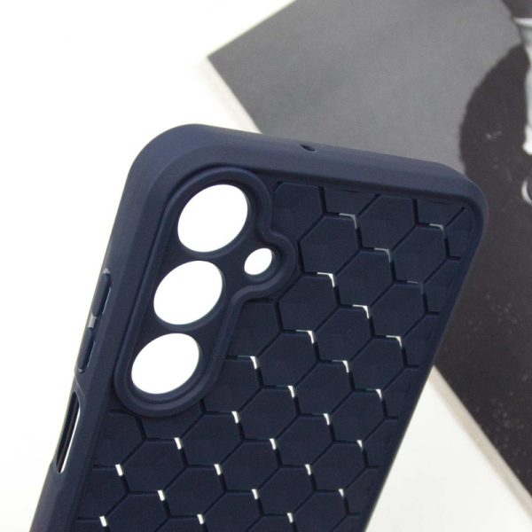 Чохол для Samsung Galaxy A25 5G Синій TPU Honeycomb - Зображення 5