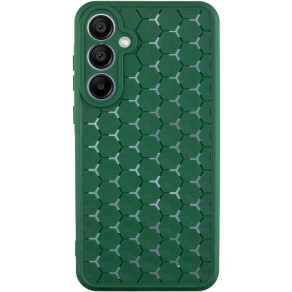 Чохол для Samsung Galaxy A35 Зелений TPU Honeycomb