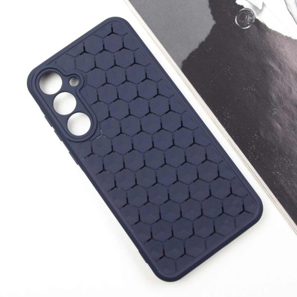 Чохол для Samsung Galaxy A35 Синій TPU Honeycomb - Зображення 2