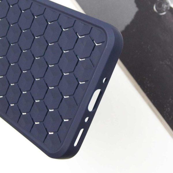 Чохол для Samsung Galaxy A35 Синій TPU Honeycomb - Зображення 6
