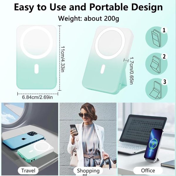 Павербанк Power Bank JJT-A27-1 Gradient PD20W+QC 22.5W з БЗП 10000 mAh - Зображення 3