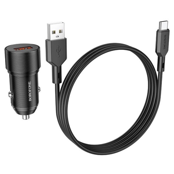 АЗП Borofone BZ19A QC3.0 + Type-C - Зображення 2
