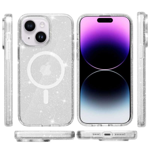 Чохол для iPhone 15 Plus Прозорий TPU Galaxy Sparkle (MagFit) - Зображення 2