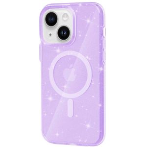 Чохол для iPhone 15 Plus Фіолетовий TPU Galaxy Sparkle (MagFit)