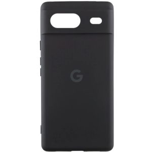 Чохол для Google Pixel 8a Чорний Silicone Cover Lakshmi Full Camera with Logo