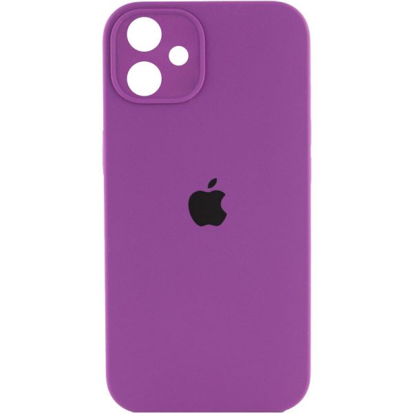 Чохол для iPhone 11 Фіолетовий Silicone Case Square Full Camera Protective