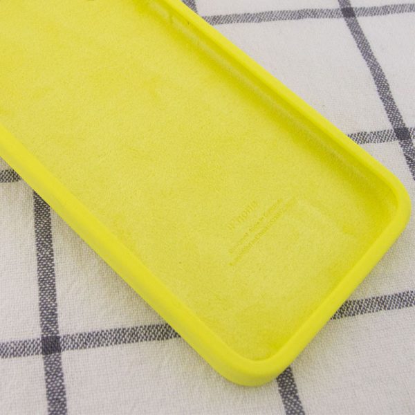 Чохол для iPhone 11 Pro Max Жовтий Silicone Case Square Full Camera Protective - Зображення 3