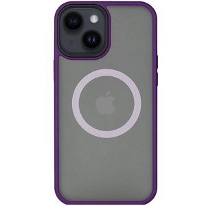 Чохол для iPhone 13 Фіолетовий Metal Buttons with MagSafe