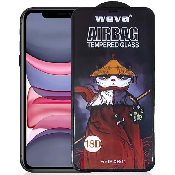 Захисне 2.5D скло Weva AirBag для Apple iPhone 11 / XR - Зображення 2