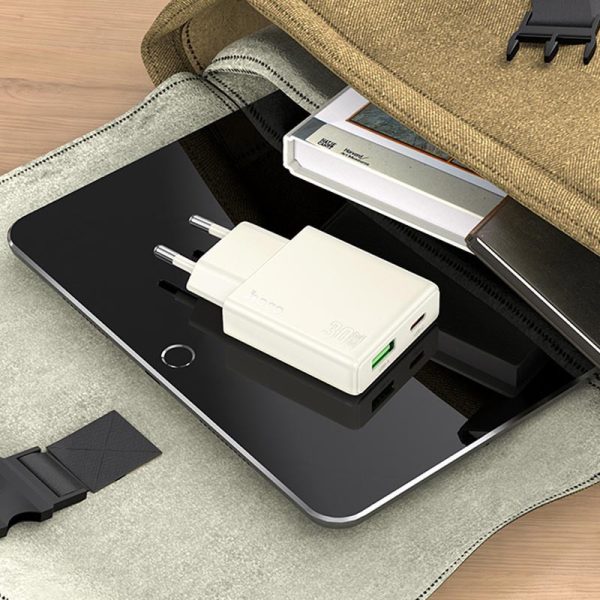 Зарядний пристрій Hoco N45 Biscuit PD30W+QC3.0 + Type-C to Lightning - Зображення 5