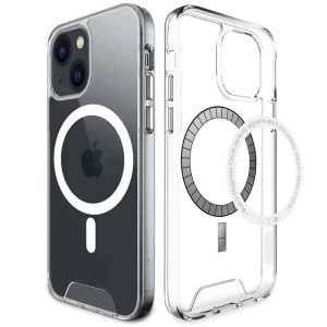 Чохол для iPhone 15 Plus Прозорий TPU Space Case with MagSafe