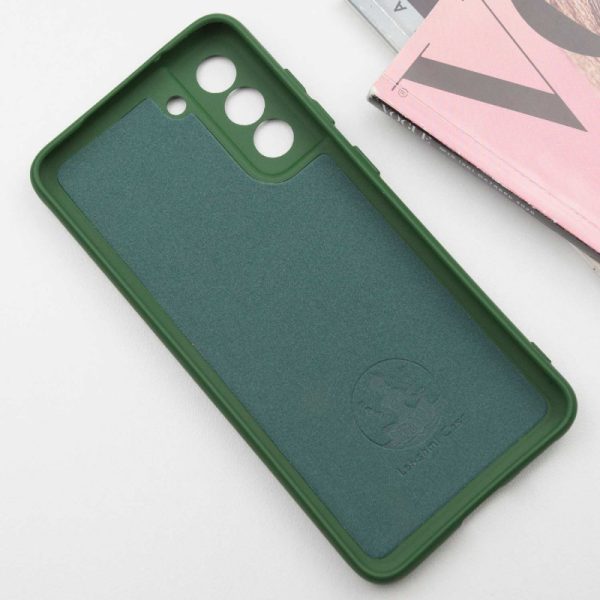 Чохол для Samsung Galaxy S21 FE Зелений Silicone Cover Lakshmi Full Camera (A) - Зображення 3