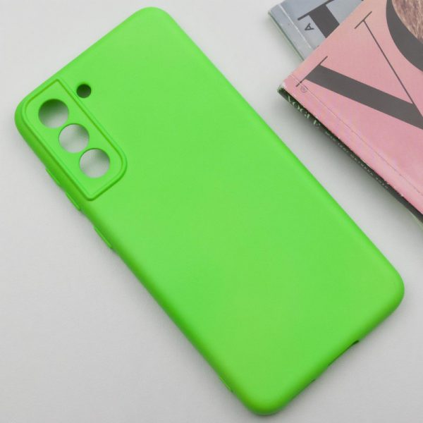 Чохол для Samsung Galaxy S21 FE Салатовий Silicone Cover Lakshmi Full Camera (A) - Зображення 2