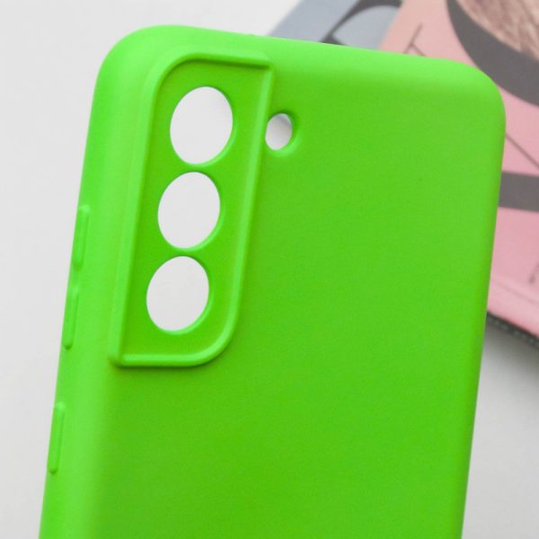 Чохол для Samsung Galaxy S21 FE Салатовий Silicone Cover Lakshmi Full Camera (A) - Зображення 5