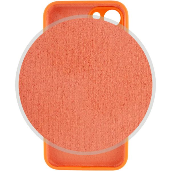 Чохол для iPhone 14 Plus Помаранчевий Silicone Case Full Camera Protective - Зображення 3