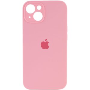 Чохол для iPhone 14 Plus Рожевий Silicone Case Full Camera Protective