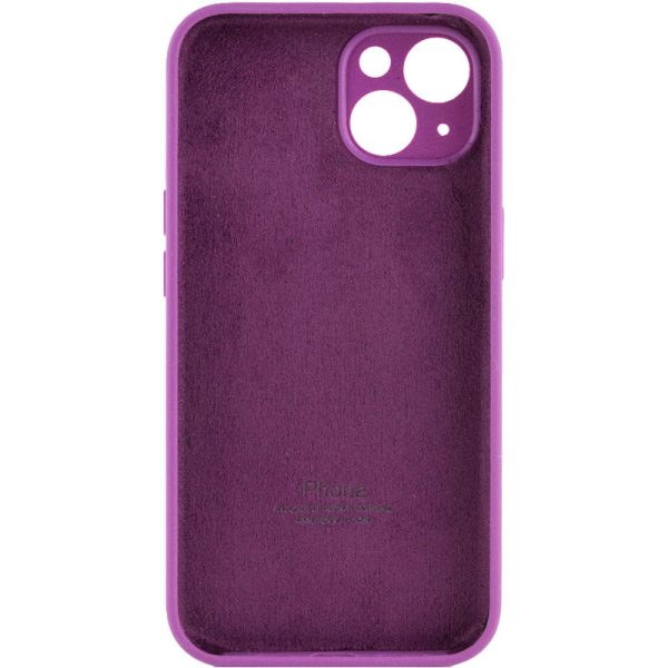 Чохол для iPhone 14 Plus Фіолетовий Silicone Case Full Camera Protective - Зображення 2