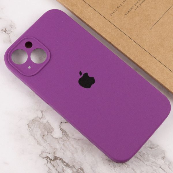 Чохол для iPhone 14 Plus Фіолетовий Silicone Case Full Camera Protective - Зображення 4