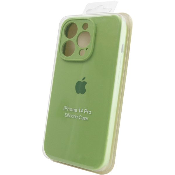 Чохол для iPhone 14 Pro М'ятний Silicone Case Full Camera Protective - Зображення 6