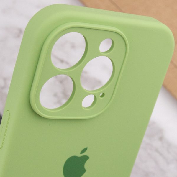 Чохол для iPhone 14 Pro М'ятний Silicone Case Full Camera Protective - Зображення 7