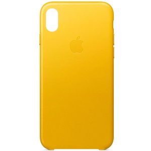 Чохол для iPhone XS Max Жовтий Silicone Case