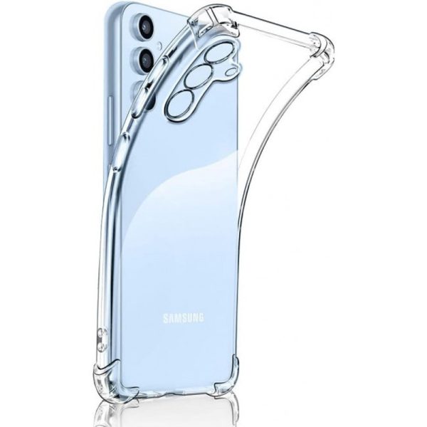 Чохол для Samsung Galaxy A55 Прозорий GETMAN Ease logo посилені кути Full Camera