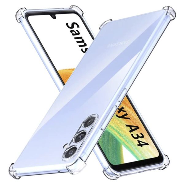 Чохол для Samsung Galaxy A55 Прозорий GETMAN Ease logo посилені кути Full Camera - Зображення 2