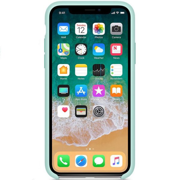 Чохол для iPhone XS Max Бірюзовий Silicone Case - Зображення 2