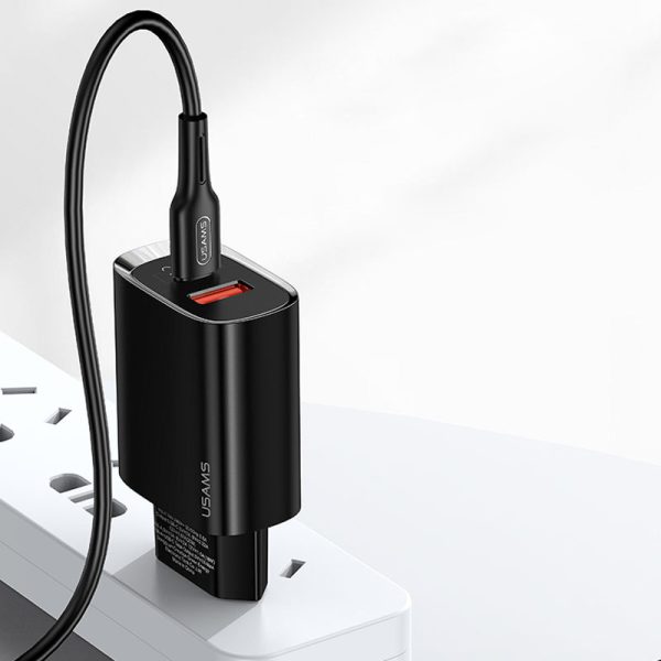 Зарядний пристрій Usams US-CC121 T35 QC3.0 + PD3.0 20W - Зображення 3