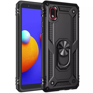 Ударостійкий чохол для Samsung Galaxy M01 Core / A01 Core Чорний Serge Ring for Magnet