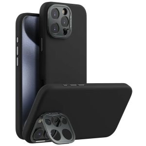 Чохол для iPhone 16 Pro Чорний Silicone Nillkin LensWing Prop Magnetic