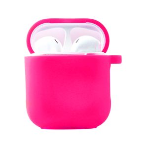 Силіконовий футляр для Airpods 1/2 з мікрофіброю