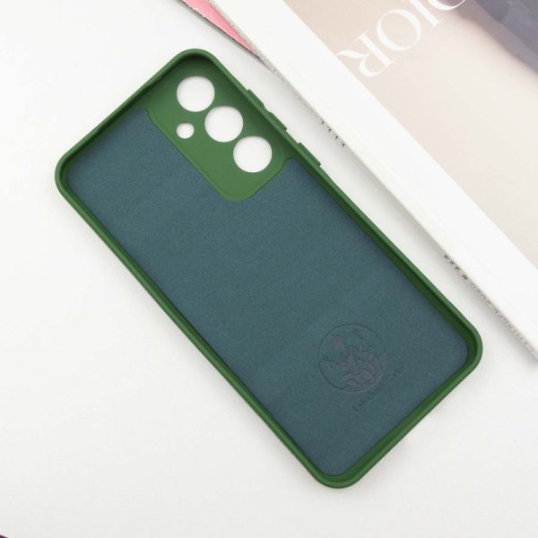 Чохол для Samsung Galaxy A55 Зелений Silicone Cover Lakshmi Full Camera (A) - Зображення 3
