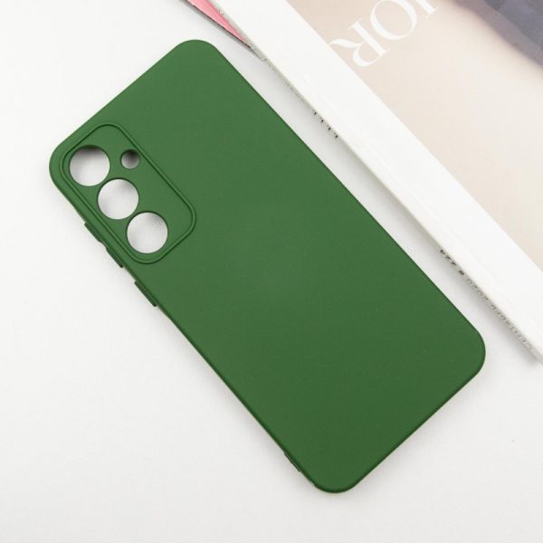 Чохол для Samsung Galaxy A35 Зелений Silicone Cover Lakshmi Full Camera (A) - Зображення 2