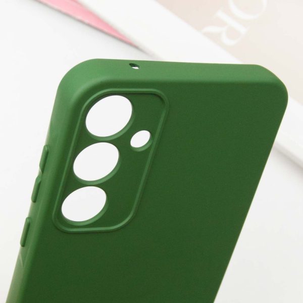 Чохол для Samsung Galaxy A35 Зелений Silicone Cover Lakshmi Full Camera (A) - Зображення 5